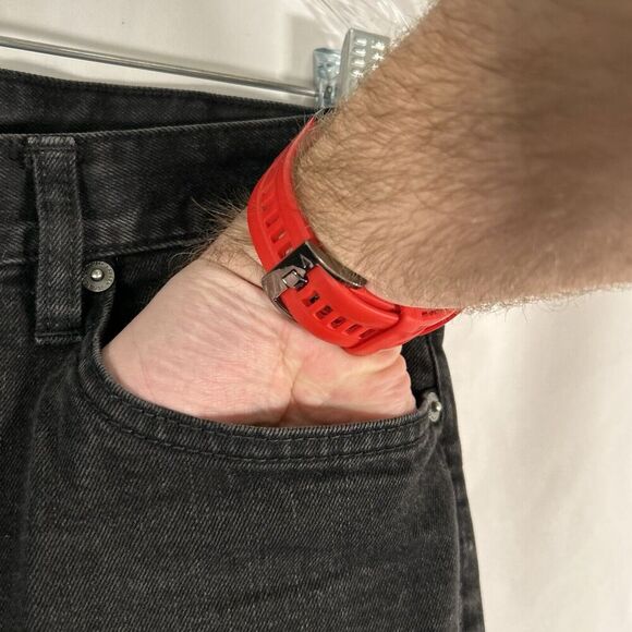 Lauren Ralph Lauren Jeans Women 10 Black Denim High Rise Button Zip Cotton Blend - Picture 4 of 10